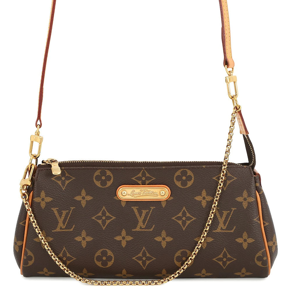 Louis Vuitton Monogram Eva Shoulder Bag Chain